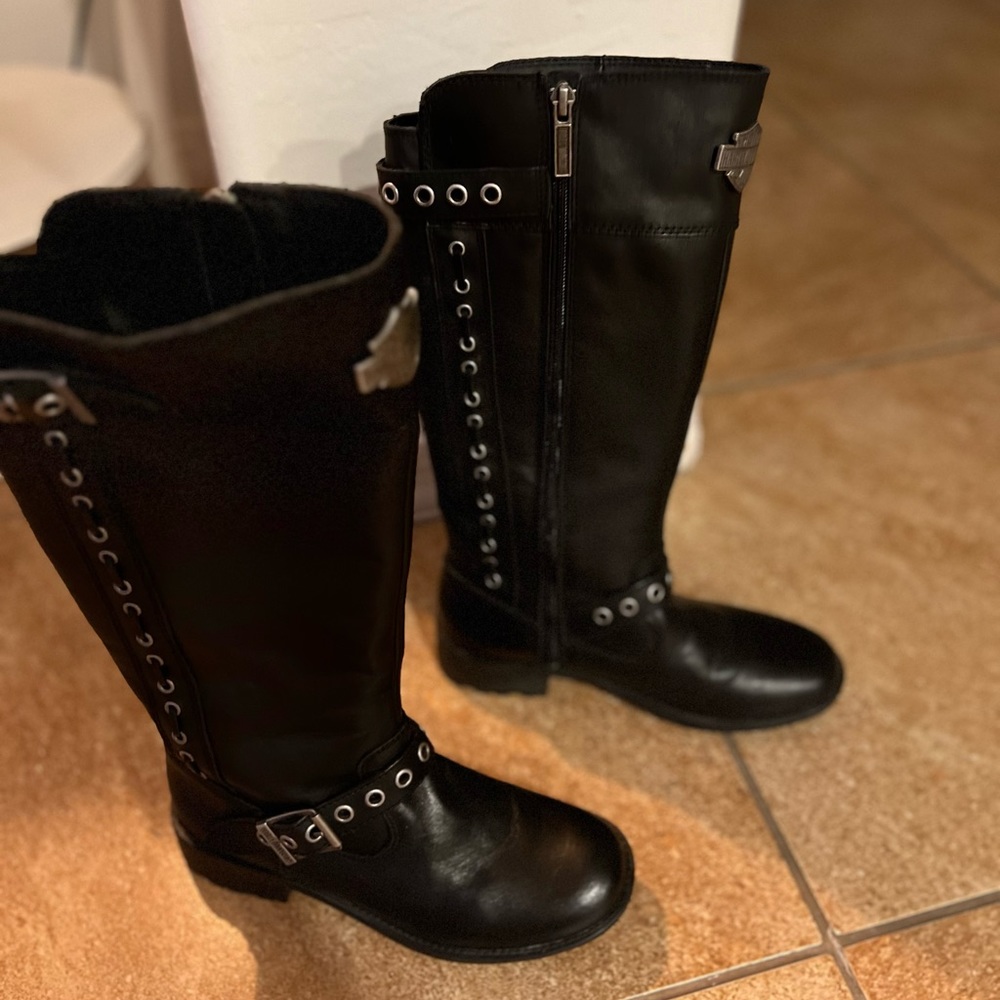 Harley Davidson women’s Annandale size 6 black leather boot